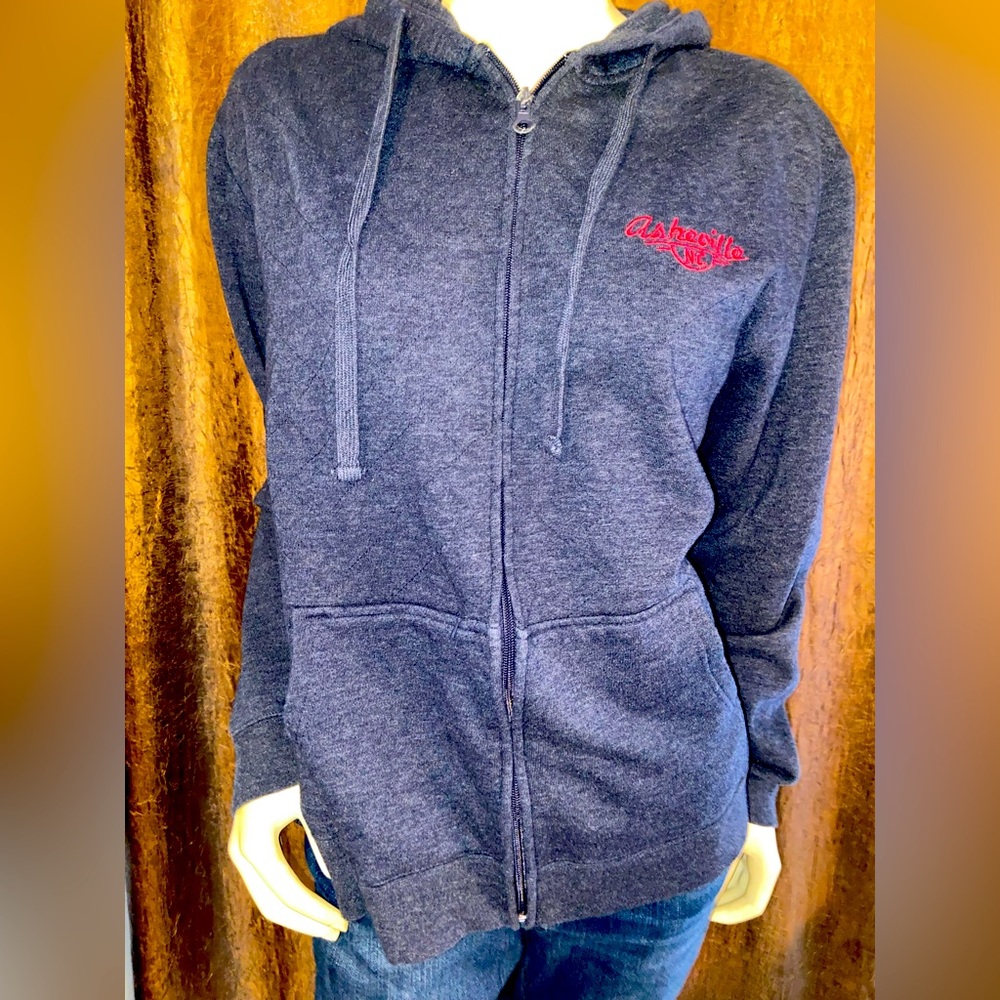 Live, Love Ouray hoodie zipper front jacket - Asheville, NC - size XL - GUC!!
